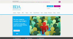 Desktop Screenshot of bda.org