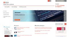 Desktop Screenshot of bda.lv